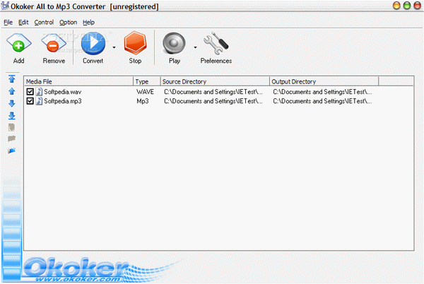 Okoker All to Mp3 Converter