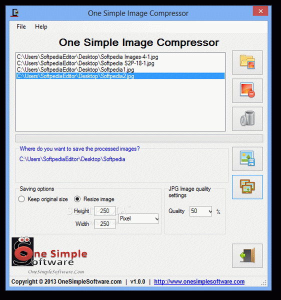 One Simple Image Compressor