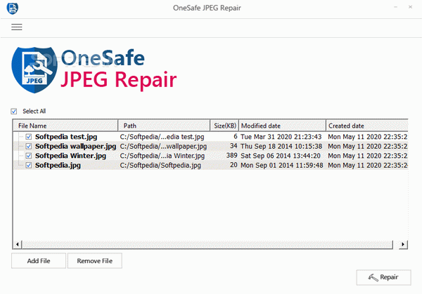 OneSafe JPEG Repair