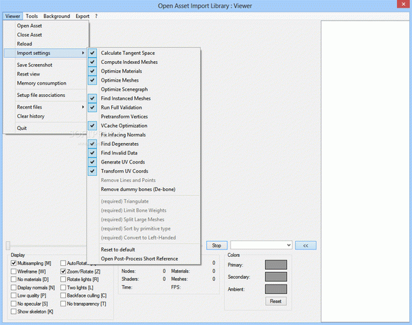 Open Asset Import Library - Viewer