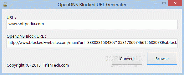 OpenDNS Blocked URL Generator