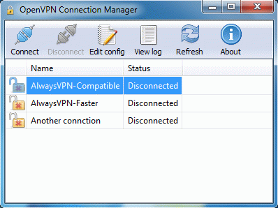 OpenVPN Connection Manager