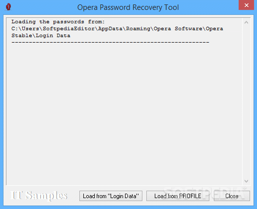 Opera Password Recovery Tool