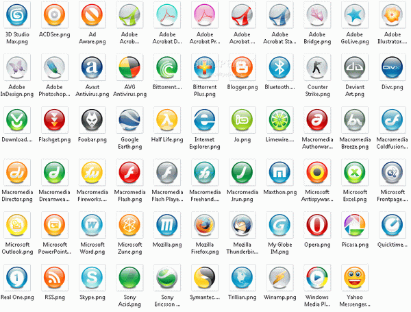 Orb Icons Pack