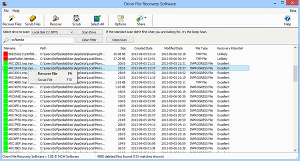 Orion File Recovery Software