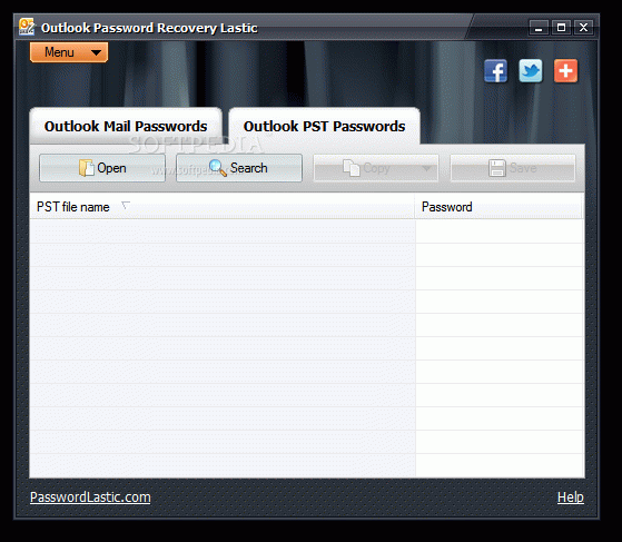 Outlook Password Recovery Lastic