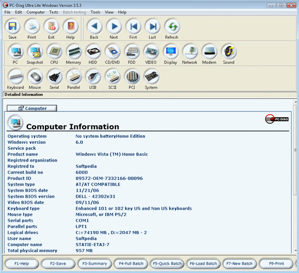 PC Diagnostics