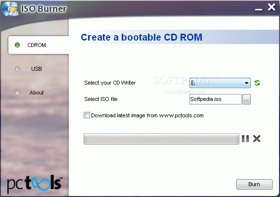 PC Tools ISO Burner