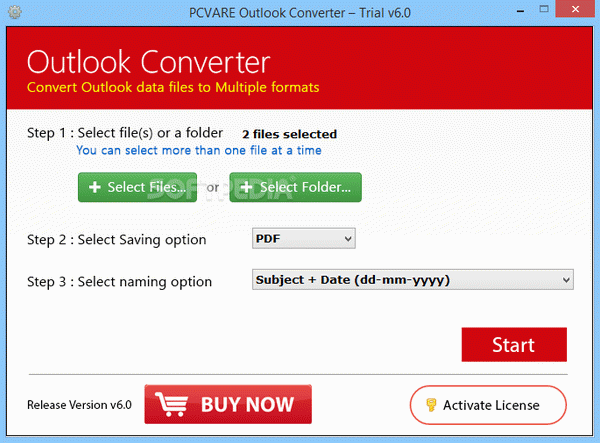 PCVARE Outlook Converter