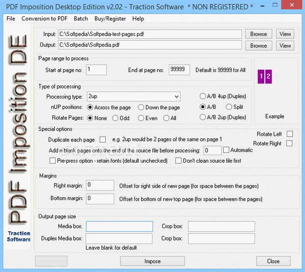 PDF Imposition Desktop Edition