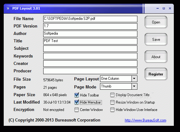 PDF Layout