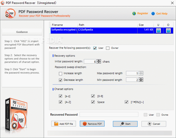 PDF Password Recover