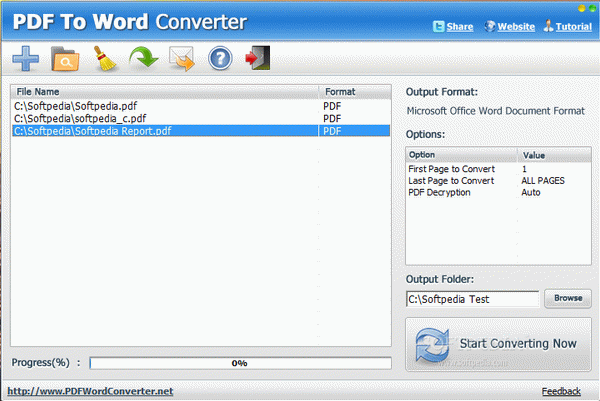 PDF To WORD Converter