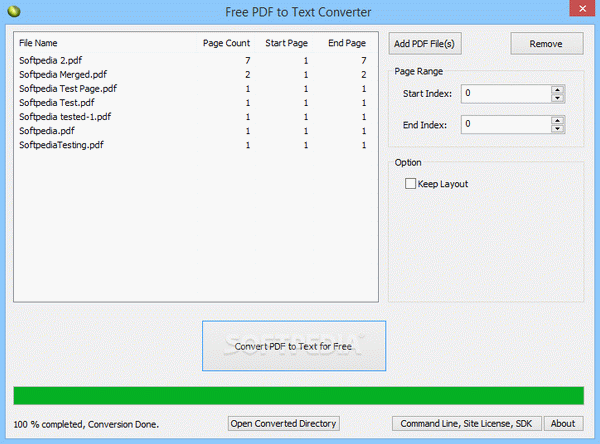 Free PDF to Text Converter