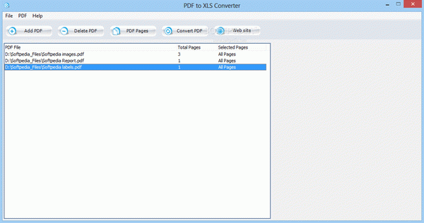 PDF to XLS Converter