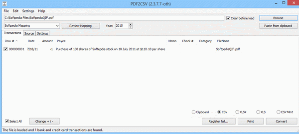 PDF2CSV