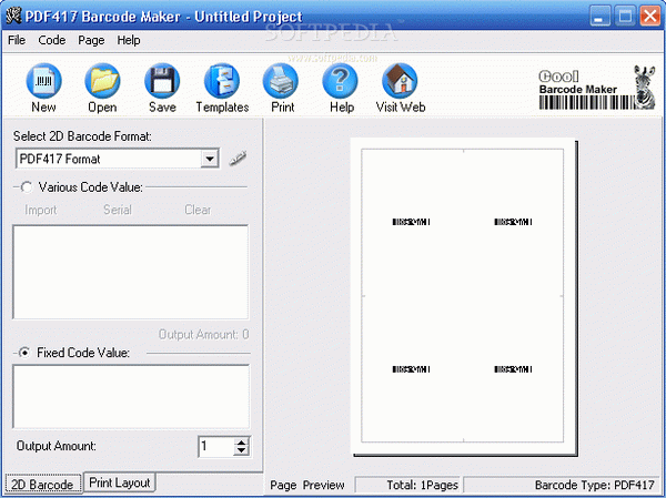 PDF417 Barcode Maker