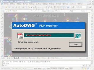 PDFIn PDF to DWG Converter