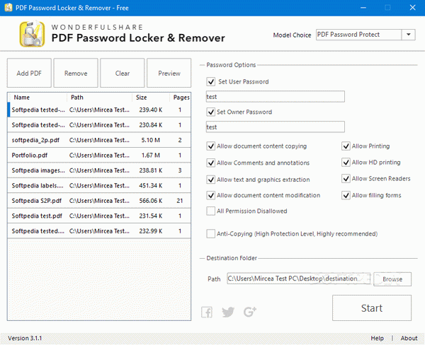 Wonderfulshare PDF Password Locker & Remover