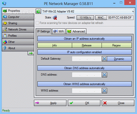 PE Network Manager