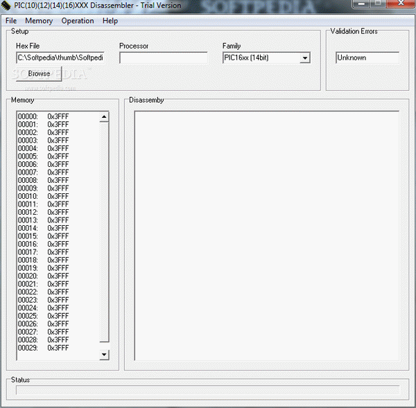 PIC (10)(12)(14)(16)XXX Disassembler