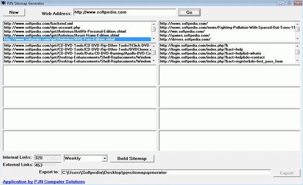 PJN Sitemap Generator