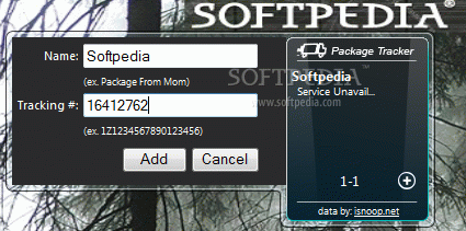 Package Tracker Gadget