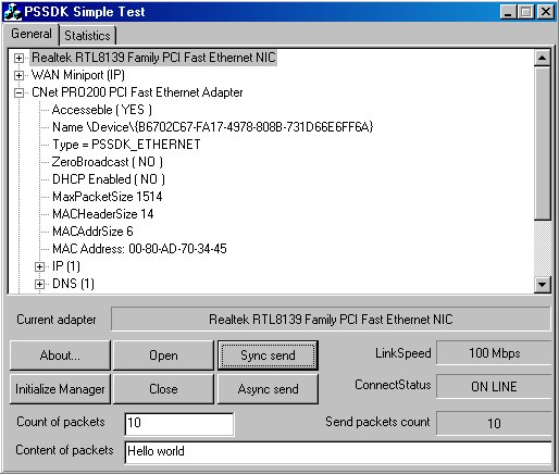 Packet Sniffer SDK for Windows (DLL Edition)