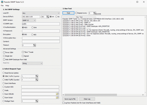 Paessler SNMP Tester