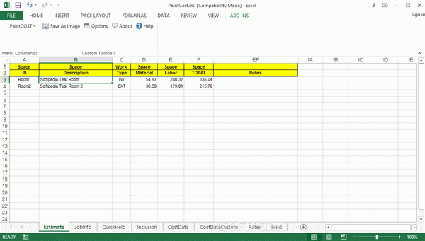 PaintCOST Estimator