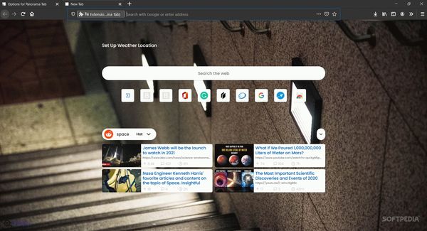 Panorama Tab for Firefox