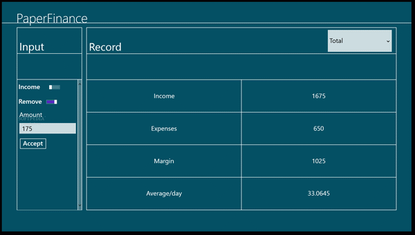 PaperFinance for Windows 8