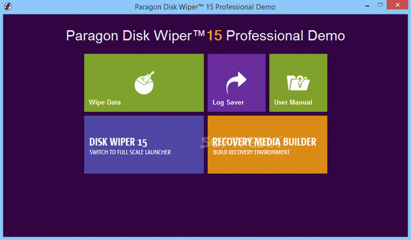 Paragon Disk Wiper Professional