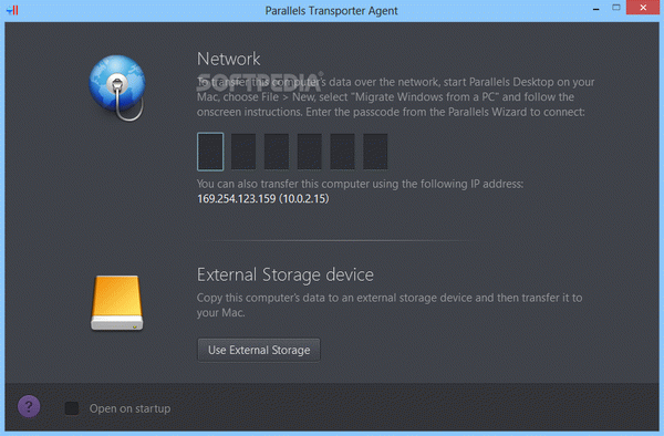 Parallels Transporter Agent