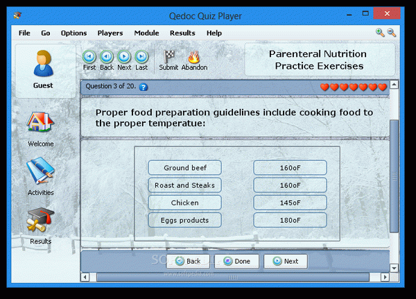 Parenteral Nutrition Practice Exercises