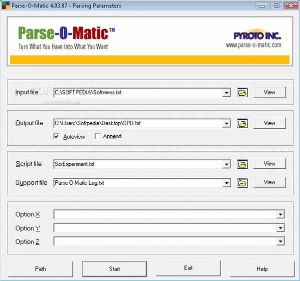 Parse-O-Matic Power Tool