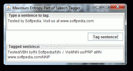 Part Of Speech Tagger