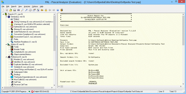 Pascal Analyzer