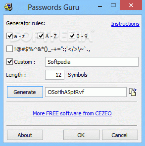 Passwords Guru