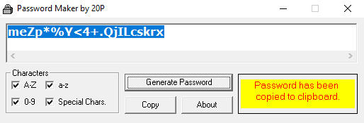 Password Maker