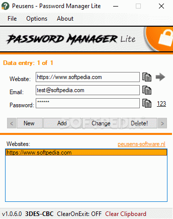 Password Manager Lite