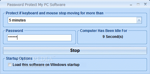 Password Protect My PC Software