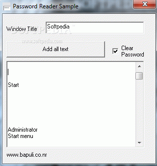 Password Reader