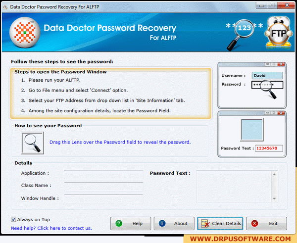 Password Recovery Software For ALFTP