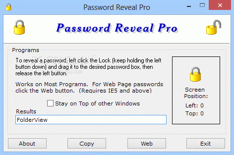 Password Reveal Pro