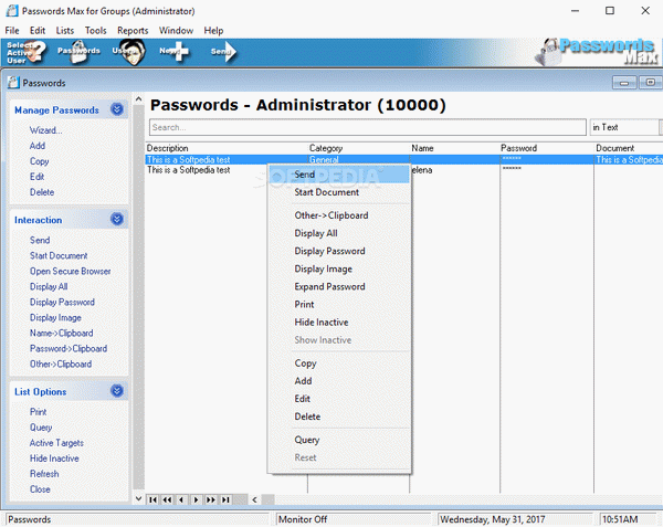 Passwords Max for Groups