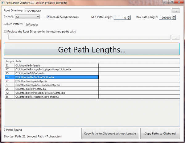 Path Length Checker