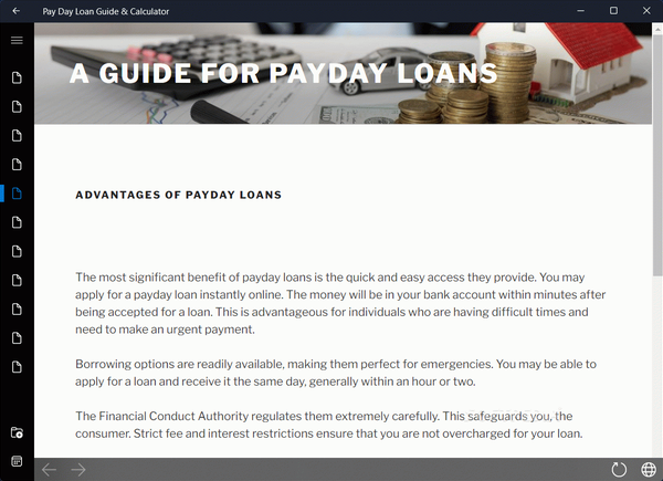 Pay Day Loan Guide & Calculator