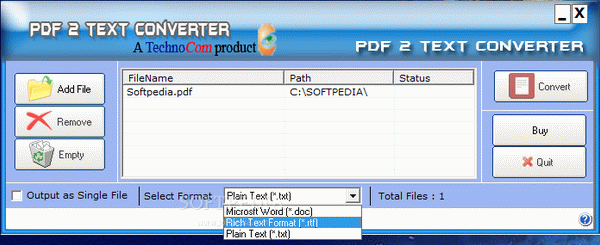 Pdf 2 Text converter