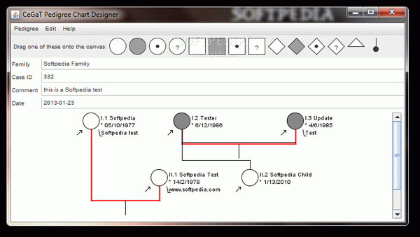 Pedigree Chart Designer